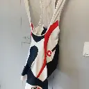 White and red Castelli cycling bib shorts