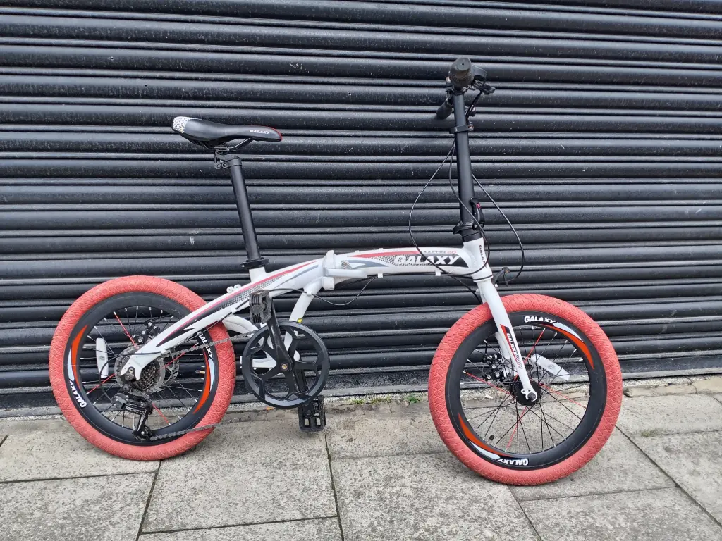 Galaxy Folding Bike with BMX tyres