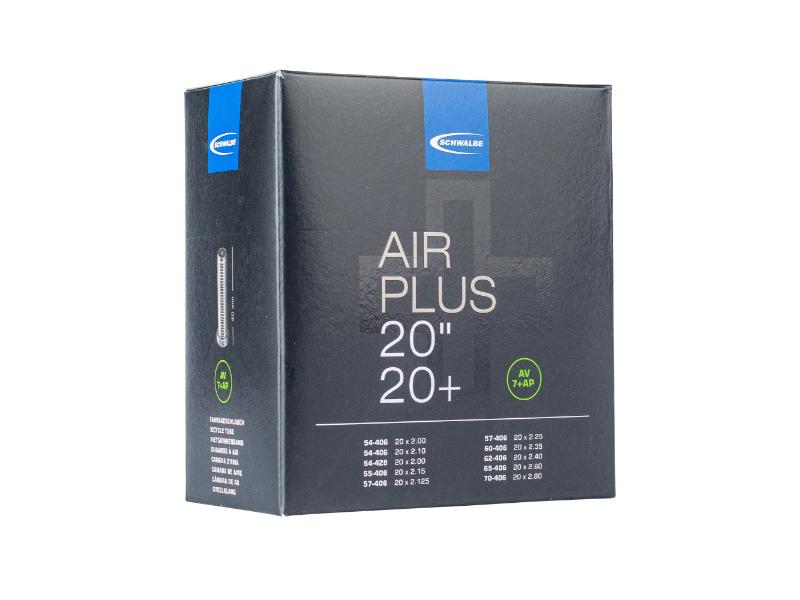 20 inch x 2.00-2.80 AIR PLUS Schwalbe Tube AV7+AP 