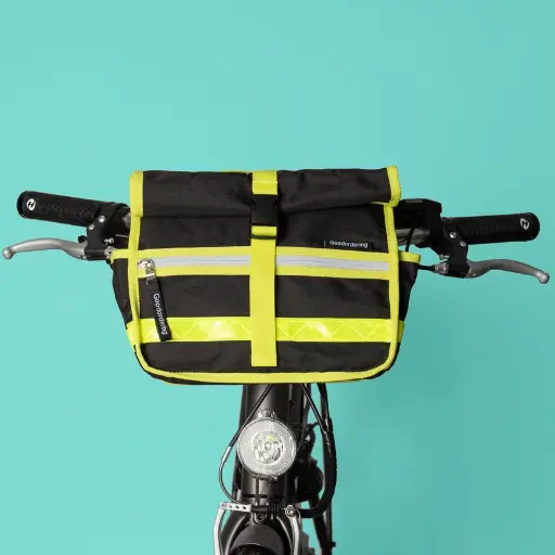 [GO012] Neon Handlebar Bag Black