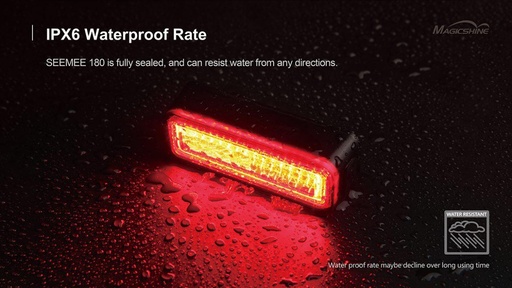 Seemee 180 V2 Bike Tail Light by Magicshine®