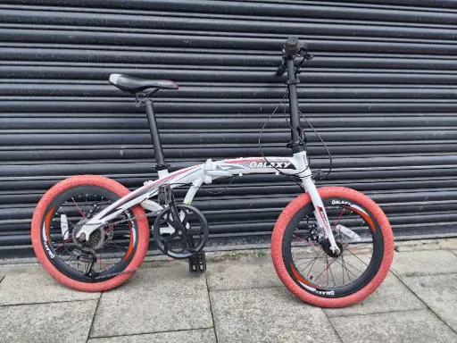Galaxy Folding Bike with BMX tyres
